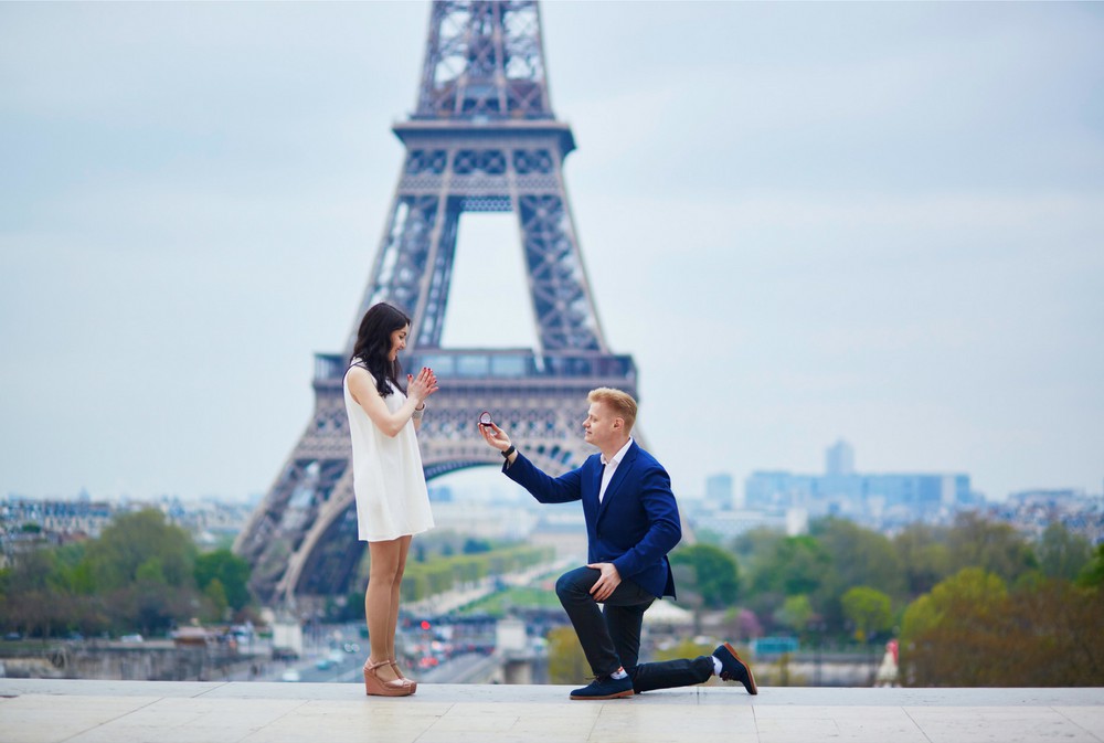 Surprise proposal in  public